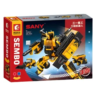Set-de-construction-Robot-Transformateur emballage set de construction sany
