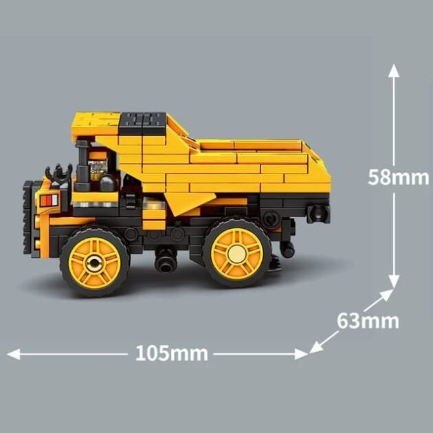 dimensions camion sany set de contruction