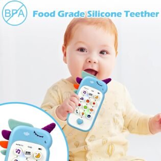 téléphone bébé sûr en silicone