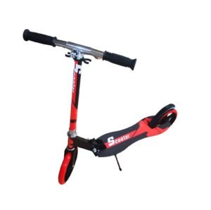 Trottinette-Big-wheels-scooter-XL200-rouge Trottinette Big wheels scooter XL200