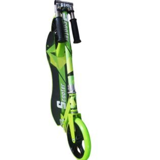 Trottinette-Big-wheels-scooter-XL200-vert trottinette big wheels vert