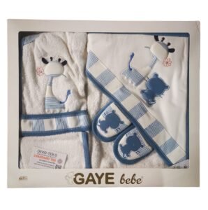 emballage coffret de bain giraf gaye bebe bleu
