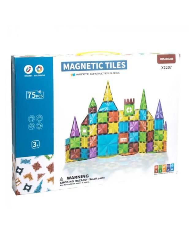 jeu de construction magnétique 75 pcs pratique