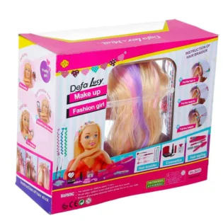 recto defa lucy tête à maquiller avec accessoires