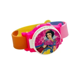 adorable montre digitale blanche neige