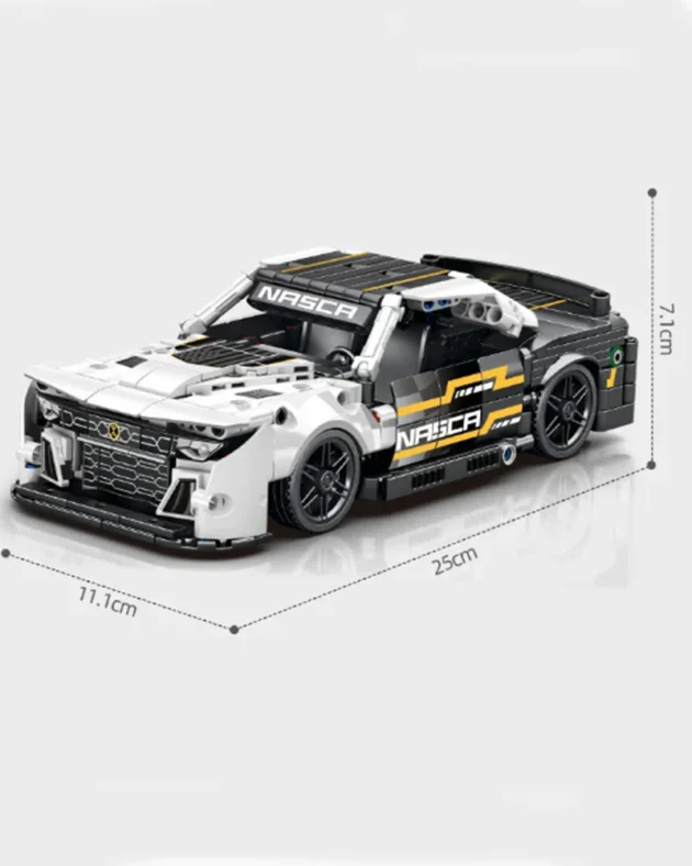 dimensions blocs de construction voiture de course sembo