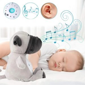 apaisante peluche baby doll chien