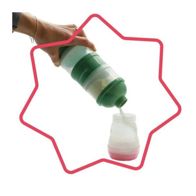 pratique doseur de lait badabulle soft green