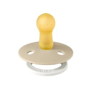 Lot-de-2-sucettes-Vanilla-Glow-6-18-mois-BIBS profil lot de 2 sucettes vanilla glow