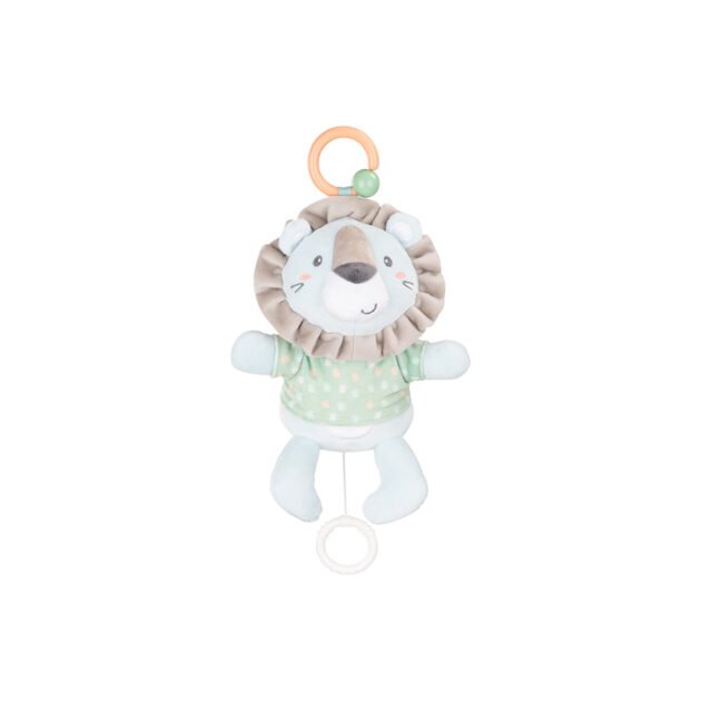 adorable peluche musicale jungle king kikkaboo