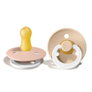 confortable lot de 2 sucettes blush glow vanilla