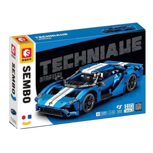 emballage voiture de techniaue sembo bleu