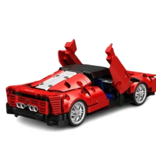 magnifique s voiture de course rouge sembo