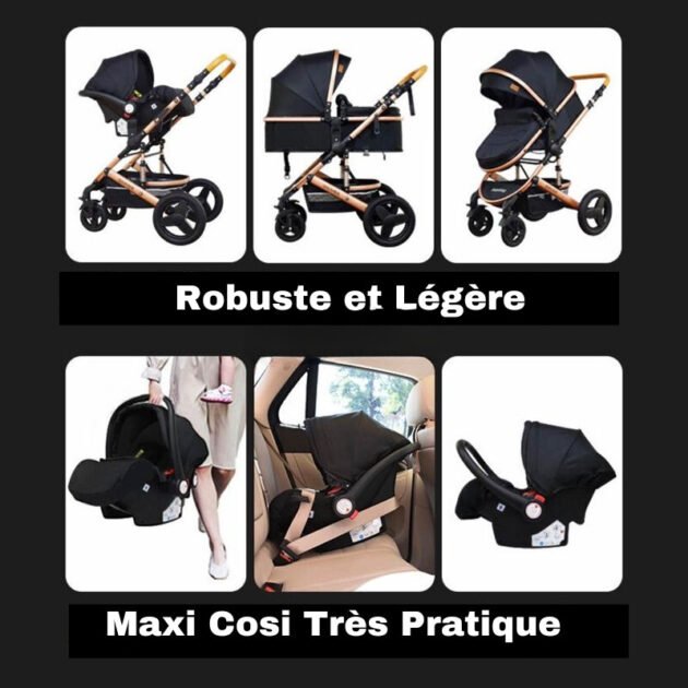 pratique poussette de luxe belecoo