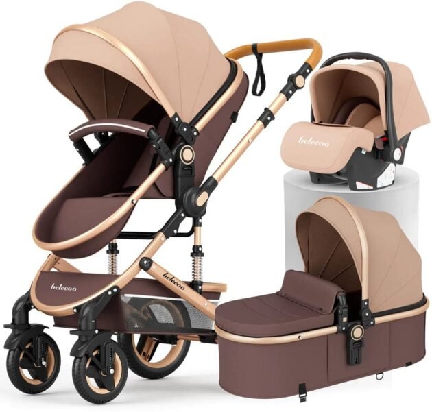 belecoo poussette de luxe beige