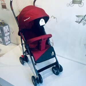 Poussette-bebe-pliable-et-confortable-Vanbloom-rouge-1 confortable poussette vanbloom rouge