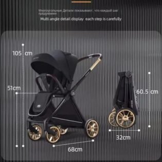 Poussette-reversible-compacte-U-BEST-2 dimensions poussette compacte u-best