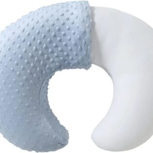 pratique coussin d'allaitement kevi bleu