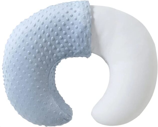 pratique coussin d'allaitement kevi bleu