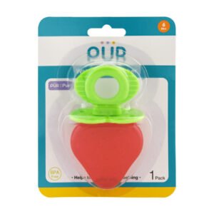 Anneau-de-dentition-a-l-eau-forme-fruit-PUR-2 anneau de dentition fruit rouge