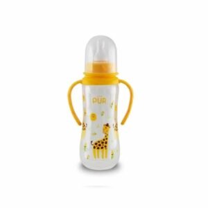 Biberon-avec-poignee-250ml-Pur biberon pur jaune