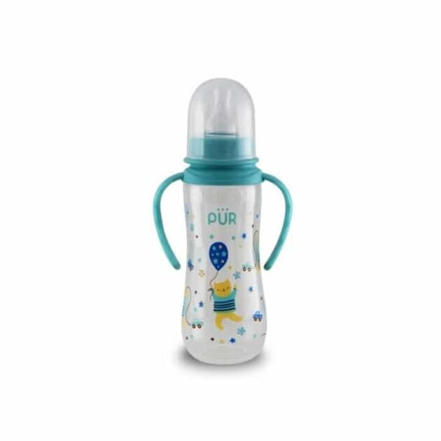 Biberon-avec-poignee-250ml-Pur-bleu biberon pur bleu