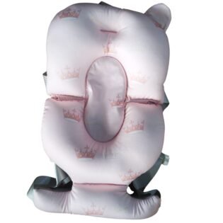 pratique coussin de bain flottant rose