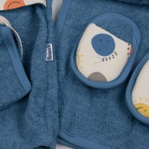 Ensemble-sortie-de-bain-4pcs-Miniworld-bleu-1 douce sortie de bain miniworld