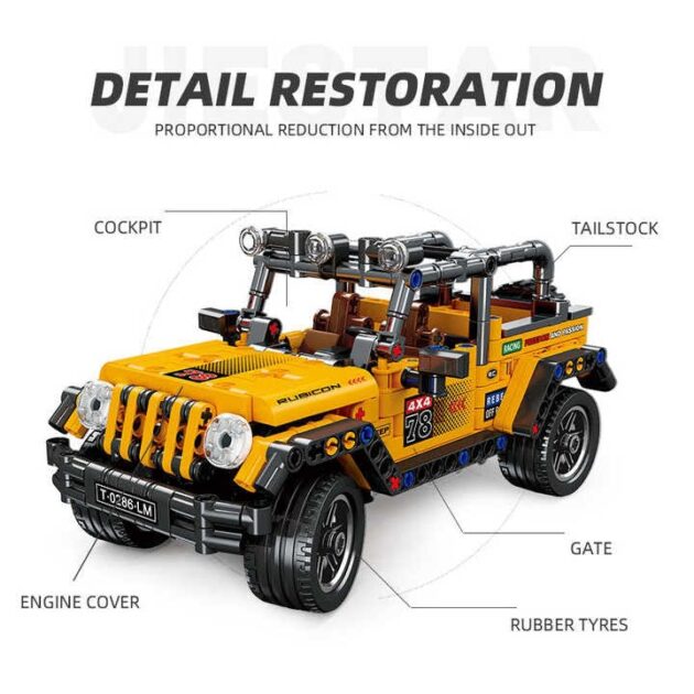 statut jeu de construction jeep