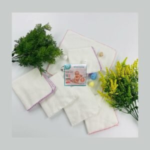 Lot-de-6-mouchoirs-en-coton-28x28cm-Ekebaby-2 confortable mouchoirs ekebaby