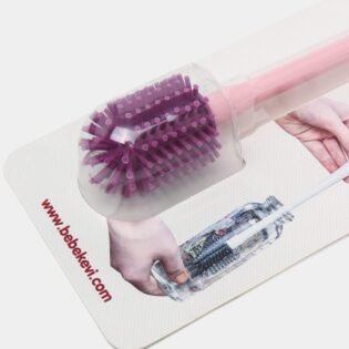 brosse-de-nettoyage-pour-biberons-Bebekevi-2 brosse en silicone souple bebekevi rose