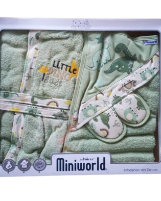 confrtable coffret de bain miniworld vert