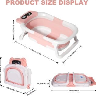 dimensions baignoire avec coussin et thermomètre