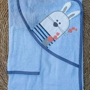 Cape-de-bain-avec-gant-Bebekevi-bleu-2 statut cape de bain bebekevi bleu 1