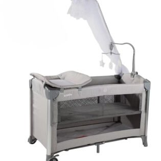 Lit-parc-cododo-Baby-travel-Kidilo-gris- statut baby travel kidilo gris