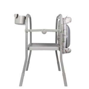 Table-a-langer-avec-baignoire-Qingran-gris-2 pratique baignoire avec table à langer gris