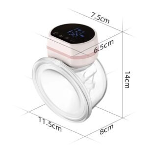 Tire-lait-electrique-mains-libres-portable-rose-4 Dimensions tire lait mz610