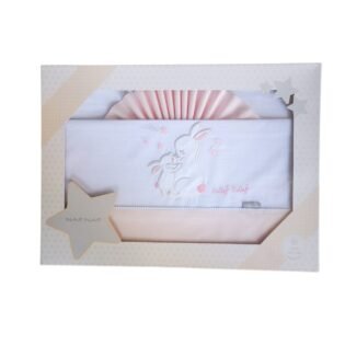 statut parure de lit naf naf lapin rose