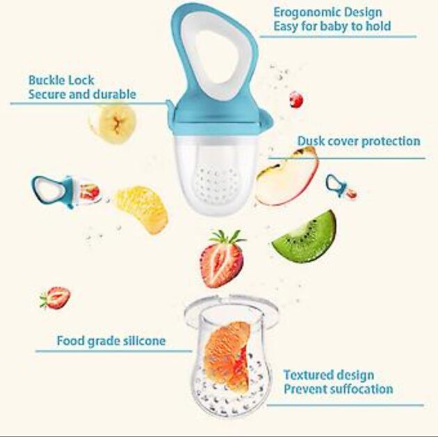 sucette alimentaire fruit en silicone