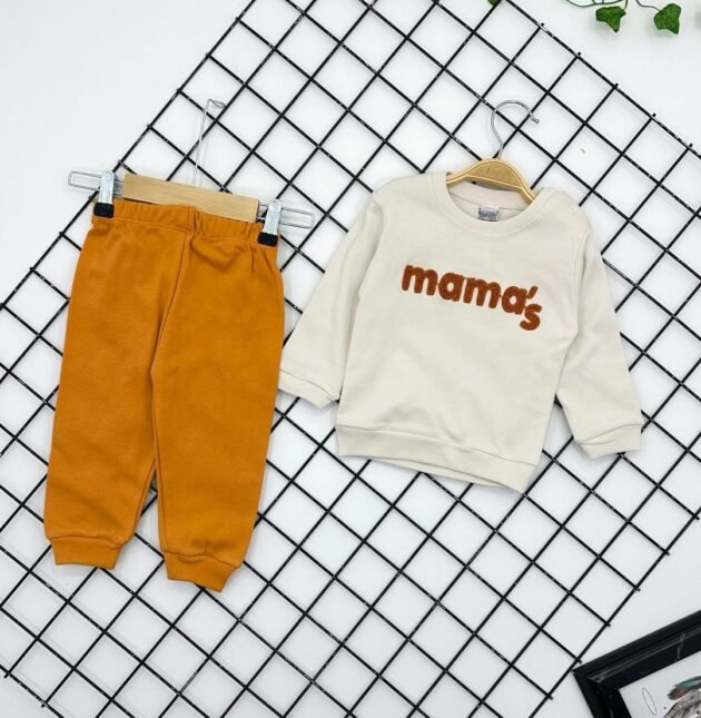 ensemble-de-vetements-2-pcs-mama-s-orange-nikuby confortable vêtement bébé mama's orange