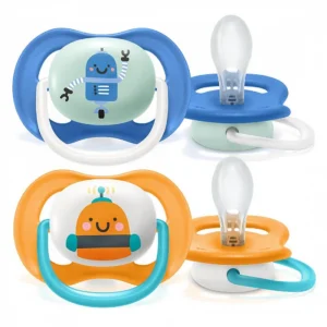 statut sucettes ultra air happy 6-18m avent bleu