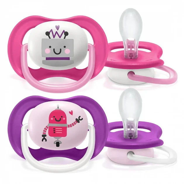 statut sucettes ultra air happy 6-18m avent rose