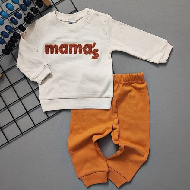 adorable vêtement bébé mama's orange