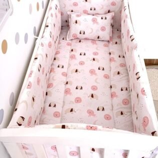 statut pack couette avec tour de lit rose