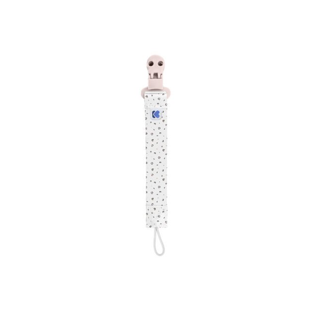 Attache-sucette-savanna-kikkaboo-rose statut attache sucette savanna rose
