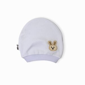 adorable bonnet coton kayra blanc