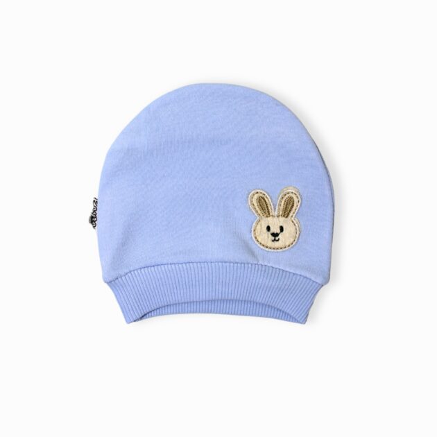 pratique bonnet pour bébé bleu