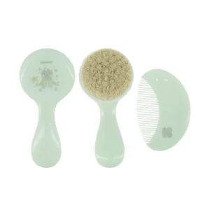Brosse-et-peigne-avec-poils-naturels-savanna-mint pratique brosse et peigne avec poils naturels