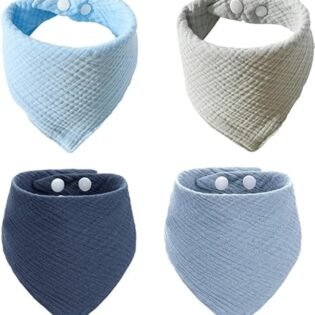 profil lot de 3 bavoirs triangulaires