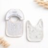 lot de 2 bavoirs en coton doux maroc
